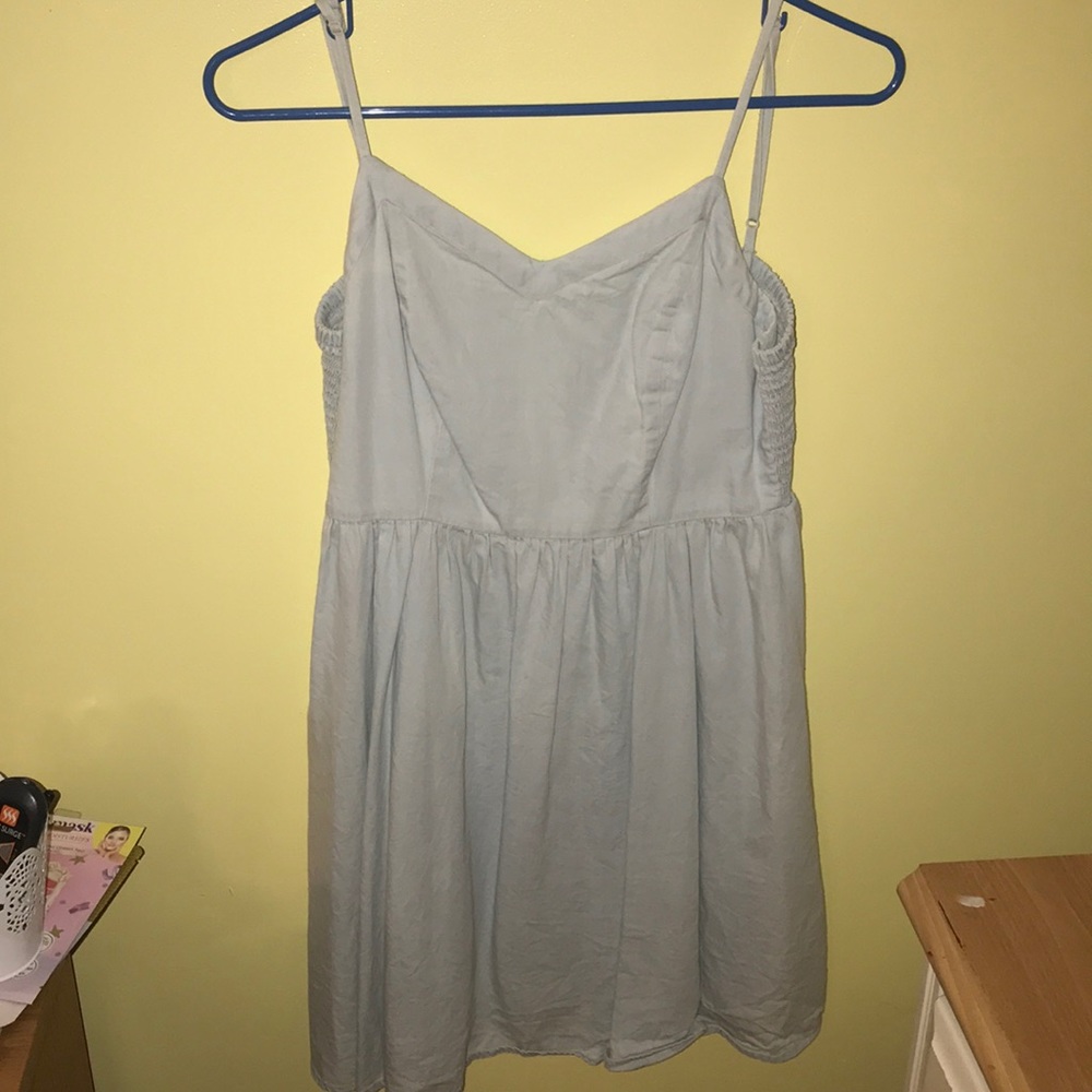 Blue denim looking dress